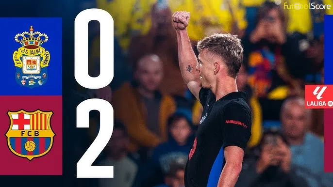 Raphinha faz assistência, Barcelona vence Las Palmas e reassume liderança da La Liga